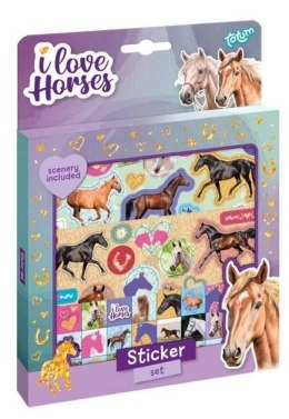 Naklejki I love horses