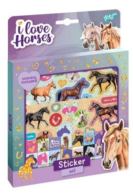 Naklejki I love horses