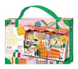 Stwórz pejzaż miejski Rzym - puzzle drewniane 3D
