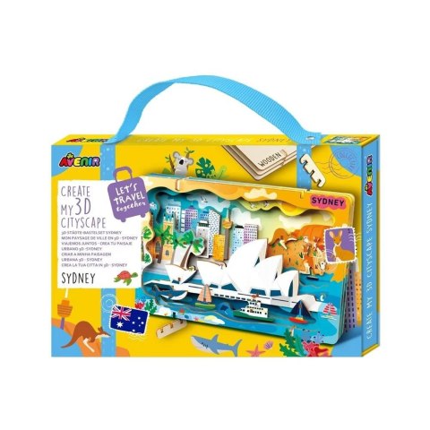 Stwórz pejzaż miejski Sydney - puzzle drewniane 3D