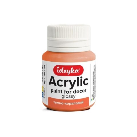 Farba akrylowa Ciemny koral 20ml