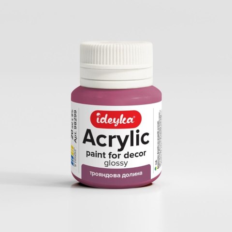 Farba akrylowa Różowa dolina 20ml