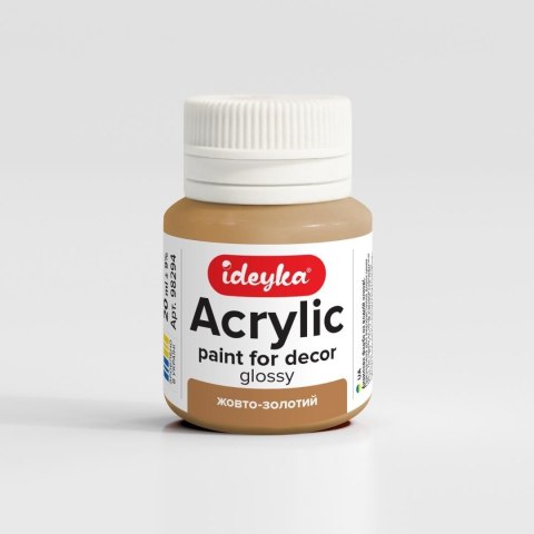 Farba akrylowa Żółto-złoty 20ml
