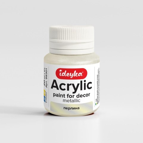 Farba akrylowa metaliczna Perła 20ml