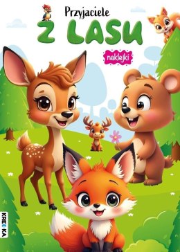 Kolorowanka z naklejkami - Przyjaciele z lasu