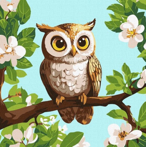 Malowania po numerach - Straż leśna 30x30cm