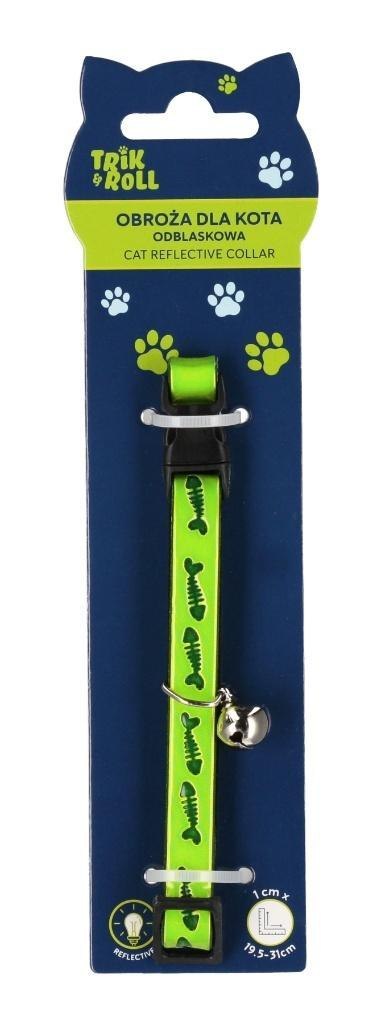 Obroża dla kota odblaskowa 1cm