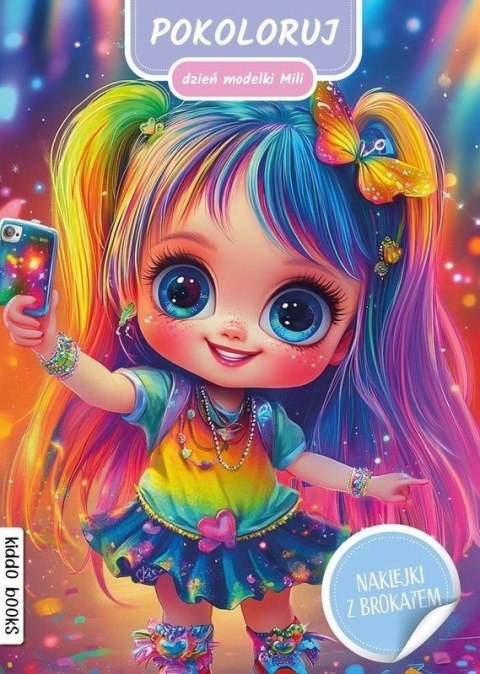 Pokoloruj dzień modelki Mili