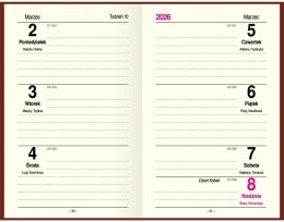 Terminarz 2026 B6 tygodniowy Premium Lux