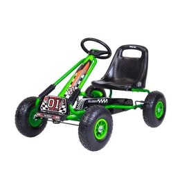 Gokart na pedały Baby Mix Razor zielony