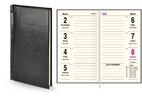 Kalendarz 2026 Slim tygodniowy