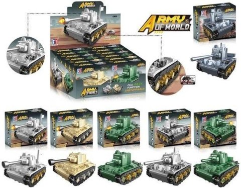 Klocki czołgi MIX