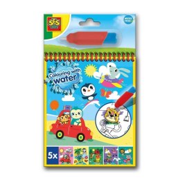 Kolorowanka wodna z pędzelkiem