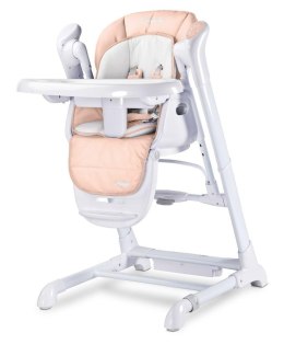 Krzesełko + huśtawka Indigo pudrowy róż