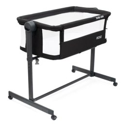 Łóżeczko dostawka Rose czarne