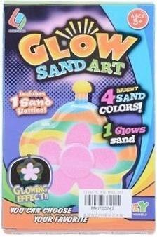 Magiczny piasek świecący w ciemnościach