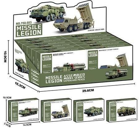Model wojskowy do składania PVC MIX