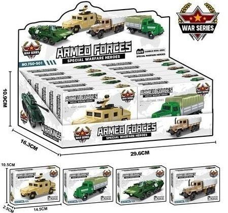 Model wojskowy do składania PVC MIX