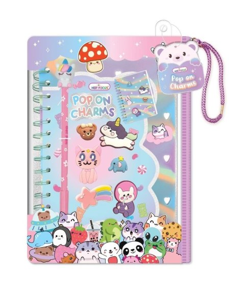 Notatnik na spirali z charmsami Zwierzątka