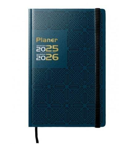Planer 2025/2026 A5 tygodniowy granatowy