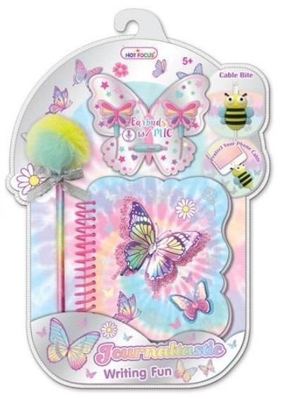 Słuchawki+kołozeszyt+długopis Motylki