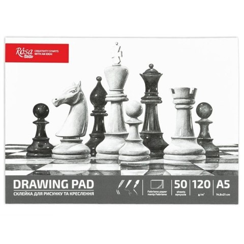 Szkicownik A5/50K 120g Szachy