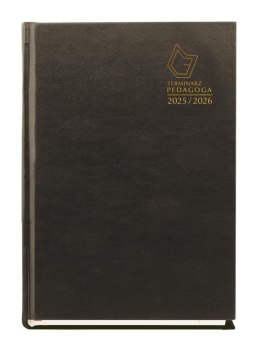 Terminarz Pedagoga A5 2025/2026 czarny