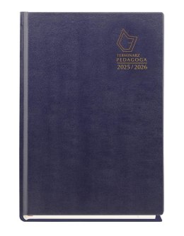 Terminarz Pedagoga A5 2025/2026 granat