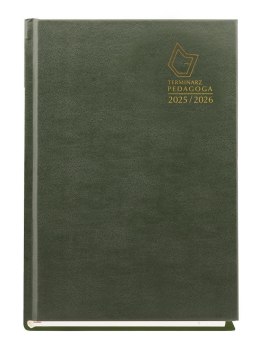 Terminarz Pedagoga A5 2025/2026 zieleń