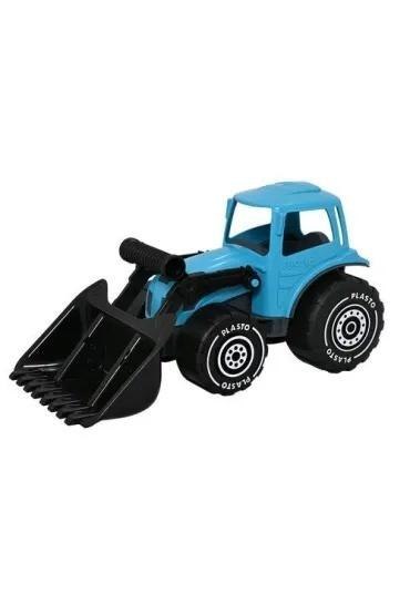 Traktor z ładowaczem 32cm turkusowy