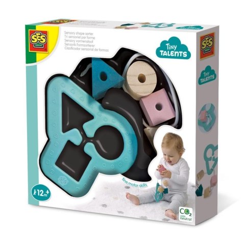 Zabawka sensoryczna nawlekanka kształty