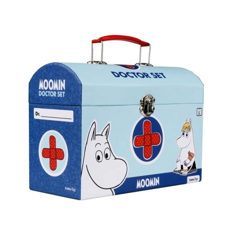 Zestaw małego lekarza w kuferku drewniany