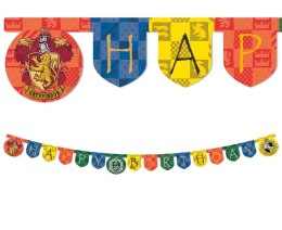 Banner Harry Potter Hogwarts Houses - Happy Birthd