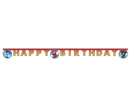 Banner Sonic - Happy Birthday 200cm
