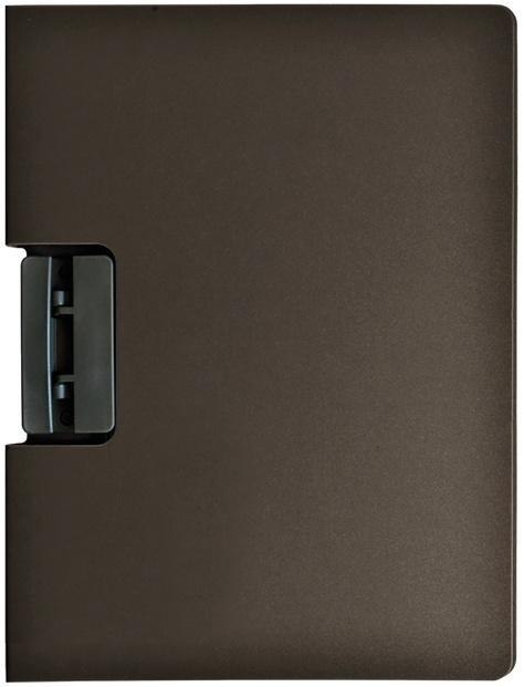 Deska zamykana z klipem ciemnoszara A4