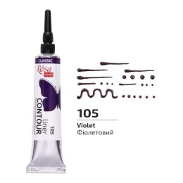 Farba aktylowa konturowa universal violet 20ml