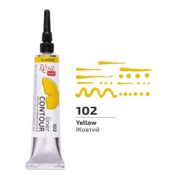 Farba aktylowa konturowa universal yellow 20ml