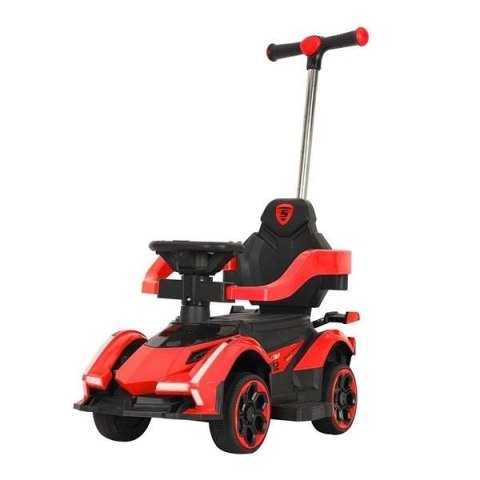 Jeździk dziecięcy z rączką Speed czerwony