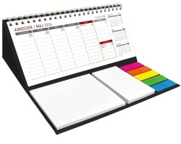 Kalendarz 2026 z notesem tygodniowy czarny