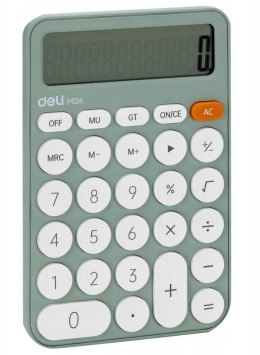 Kalkulator M124 12-pozycyjny zielony DELI