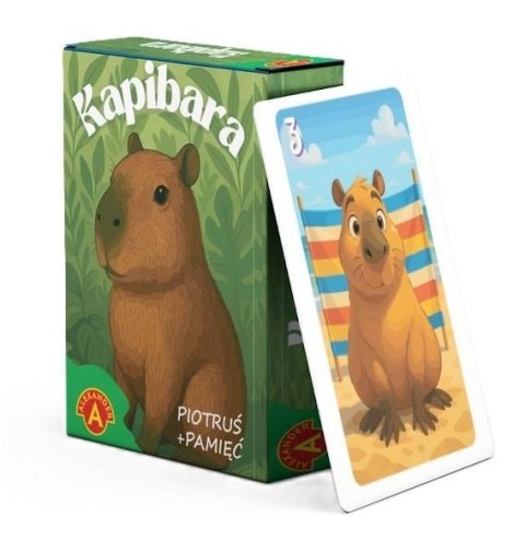 Karty Piotruś + Pamięć - Kapibara