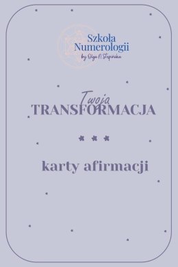 Karty afirmacyjne Twoja Transformacja