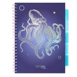 Kołozeszyt Pads A4/100K kratka Głębiny Ośmiornica