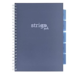 Kołozeszyt Pads A4/100K kratka Pastel granatowy