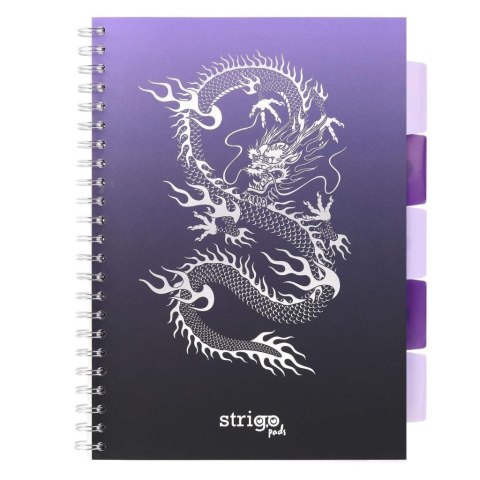 Kołozeszyt Pads A5/100K kratka Głębiny Smok wodny