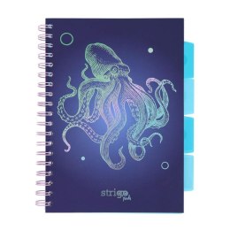 Kołozeszyt Pads B5/100K kratka Głębiny Ośmiornica