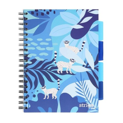 Kołozeszyt Pads B5/100K kratka Jungla niebieski