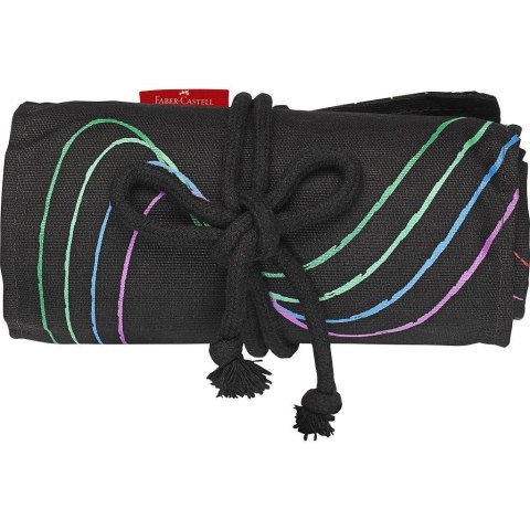 Kredki trójkątne Black Edition piórnik rolow 72szt