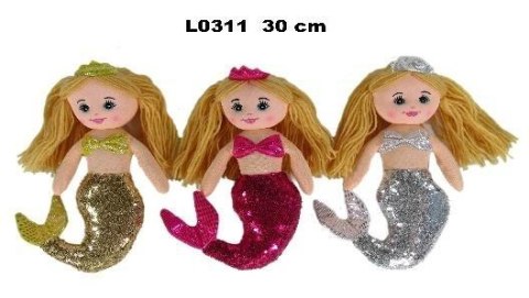 Lalka Syrenka 30cm MIX