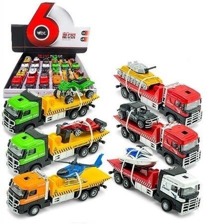 Laweta z pojazdem z napędem światło i dźwięk mix